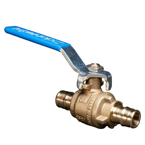 Main product image of 1/2" Expansion PEX Straight Full Port Brass Ball Valve (Lead Free)