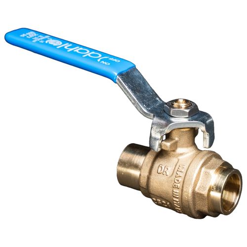 Main product image of 1/2" Sweat Straight Full Port Brass Ball Valve (Lead Free)