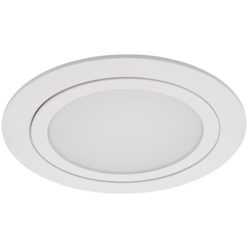 Main product image of 6" Round Aperture Adjustable Slim Downlight, 5 CCT Selectable - Matte White (15W)