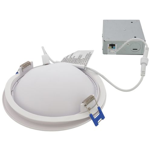 Main product image of 6" Round Aperture Adjustable Slim Downlight, 5 CCT Selectable - Matte White (15W)