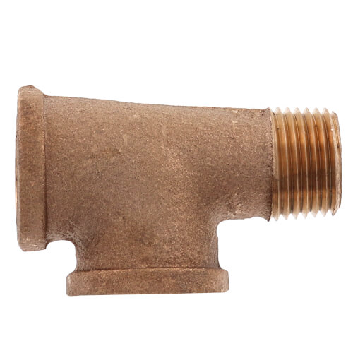 1/2" F x M x F Brass Street Tee (Lead Free)