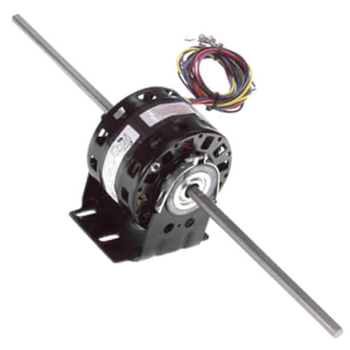 5" 4-Speed Double Shaft Fan/Blower Motor (208-230V, 1050 RPM, 1/5, 1/10, 1/20, 1/25 HP)