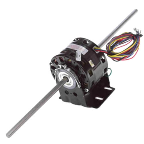 5" 4-Speed Double Shaft Fan/Blower Motor (208-230V, 1050 RPM, 1/5, 1/10, 1/20, 1/25 HP)