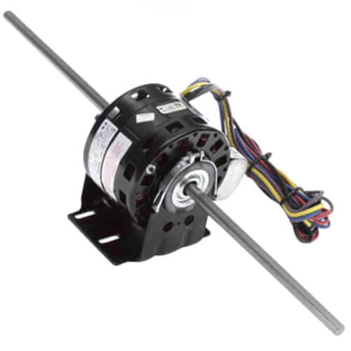 5" 4-Speed Double Shaft Fan/Blower Motor (208-230V, 1075 RPM, 1/10, 1/15, 1/20, 1/25 HP)
