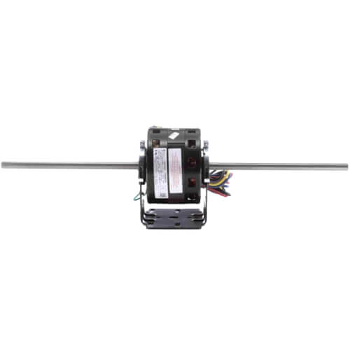 5" 4-Speed Double Shaft Fan/Blower Motor (208-230V, 1075 RPM, 1/10, 1/15, 1/20, 1/25 HP)