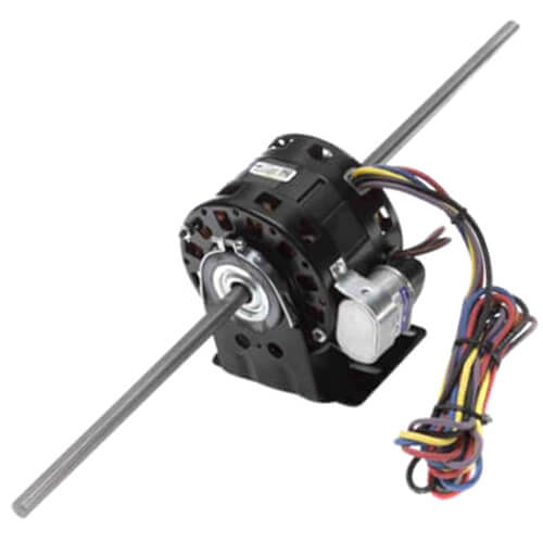 5" 4-Speed Double Shaft Fan/Blower Motor (208-230V, 1075 RPM, 1/10, 1/15, 1/20, 1/25 HP)