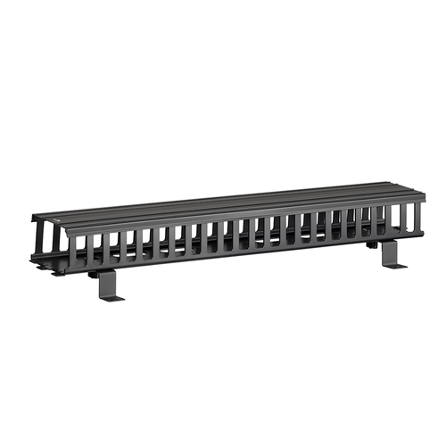 Main product image of Vertical Front Only Cable Management, 5" Channel X 40" Long (Black) Snap-on Cover