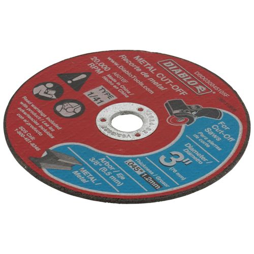 Main product image of 3" Metal Cut Off Disc w/ Thin Kerf