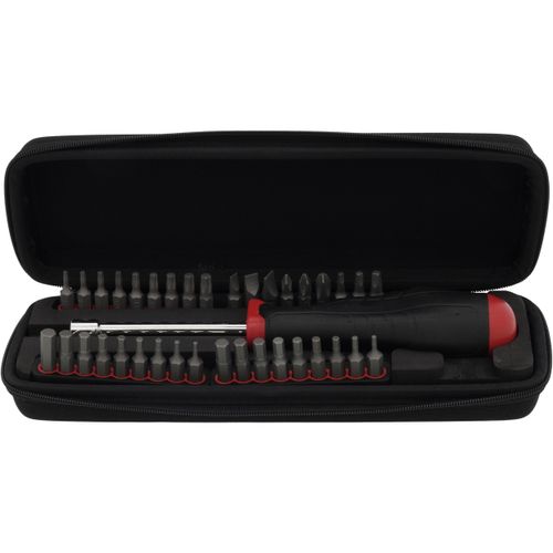 Main product image of 1/4" Bit Driver and Bit Set with Case, 37-Piece