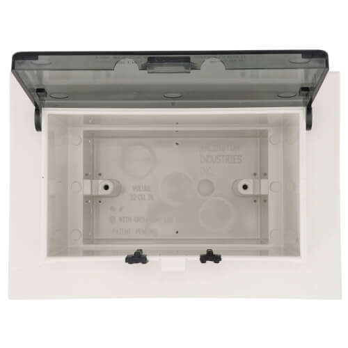 Main product image of 1-Gang Weatherproof Low Profile Recessed Inbox Horizontal Mount, for New Brick (Clear)