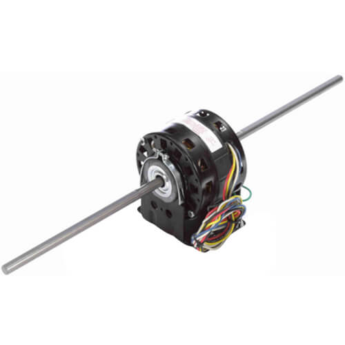 5" 4-Speed Double Shaft Fan/Blower Motor (115V, 1050 RPM, 1/10, 1/15, 1/20, 1/25 HP)