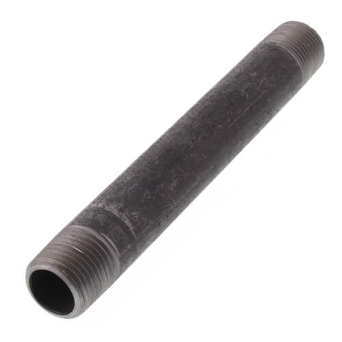 Main product image of 1/2" Schedule 40 Black Nipple Set (Close to 6" Length)