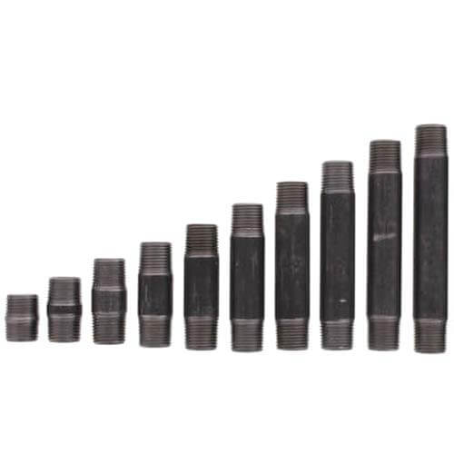 Main product image of 1-1/2" Schedule 40 Black Nipple Set (Close to 6" Length)
