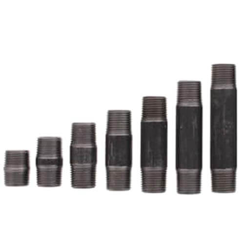 Main product image of 4" Schedule 40 Black Nipple Set (Close to 6" Length)