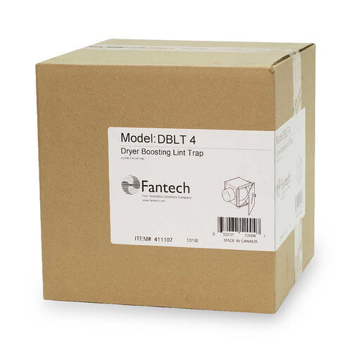 DBLT4 Fantech DBLT4 DBLT4 Lint Trap for Dryer Booster, 4" Duct
