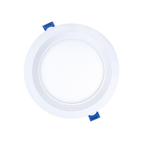 Main product image of 6" Round Baffle Slim Downlight, 5 CCT Selectable - Matte White (15W)