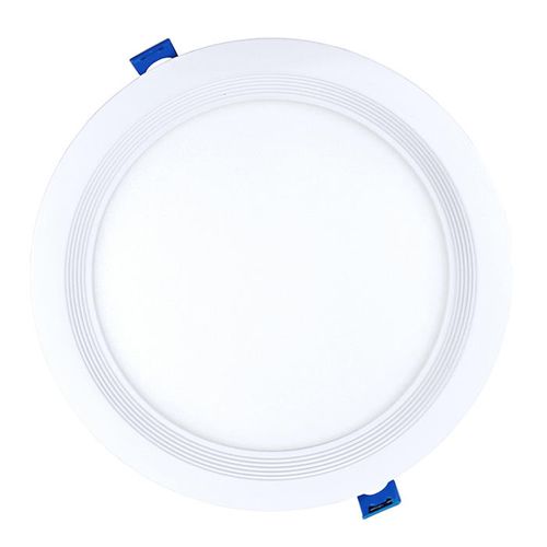 Main product image of 8" Round Baffle Slim Downlight, 5 CCT Selectable - Matte White (18W)