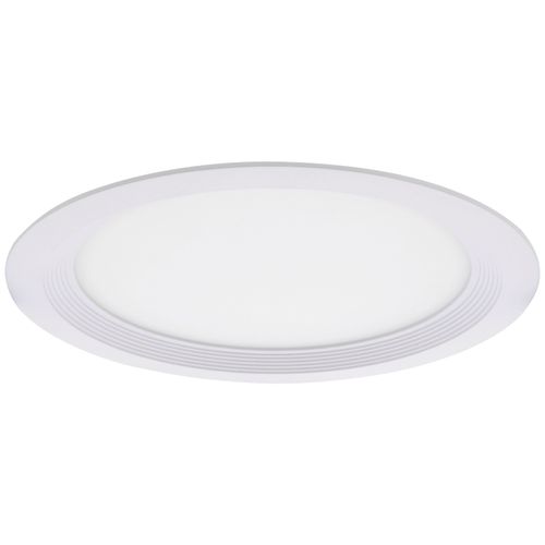 Main product image of 8" Round Baffle Slim Downlight, 5 CCT Selectable - Matte White (18W)