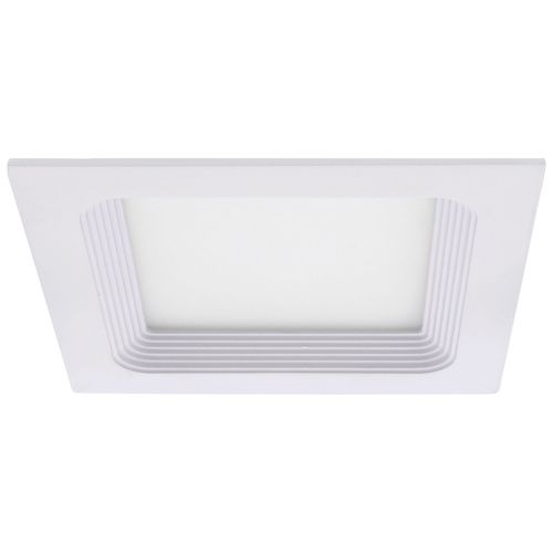 Main product image of 4" Square Baffle Slim Downlight, 5 CCT Selectable - Matte White (12W)
