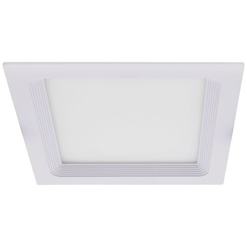 Main product image of 6" Square Baffle Slim Downlight, 5 CCT Selectable - Matte White (15W)