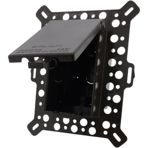 Main product image of Extra Duty Low Profile Weatherproof InBox For New Construction (Brown)