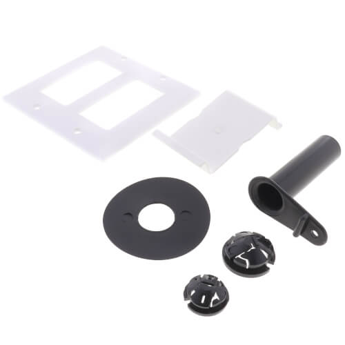 Main product image of White InBox 2-Gang Recessed Electrical Box (Vertical)