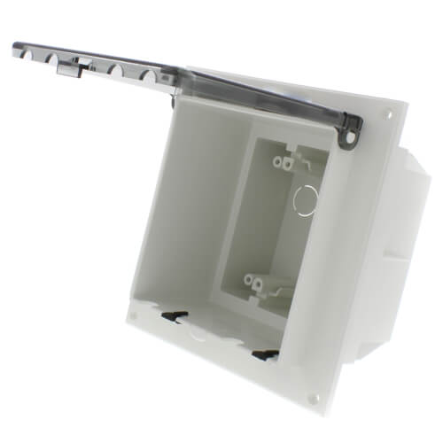 Main product image of 2-Gang Low Profile InBox - Retrofit, Clear (Vertical)
