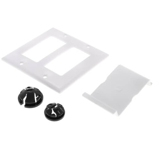 Main product image of 2-Gang Low Profile InBox - Retrofit, White (Vertical)