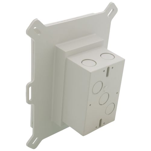 Main product image of 1-Gang Weatherproof Low Profile Recessed Electrical Box (White)