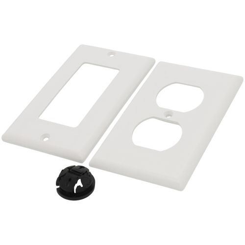 Main product image of 1-Gang Weatherproof Low Profile Recessed Electrical Box (White)