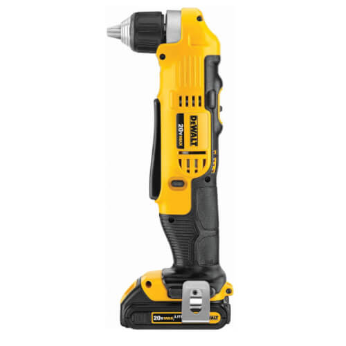 DCD740C1 Dewalt DCD740C1 20V Right Angle Drill/Driver Kit 3/8" Right Angle Drill, (1) Battery