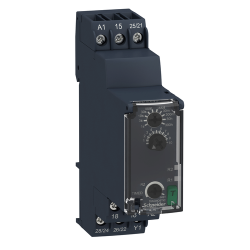 Main product image of Harmony Single-Function Timer Relay, Off Delay (8A, 2 CO, 24-240 VAC/DC)