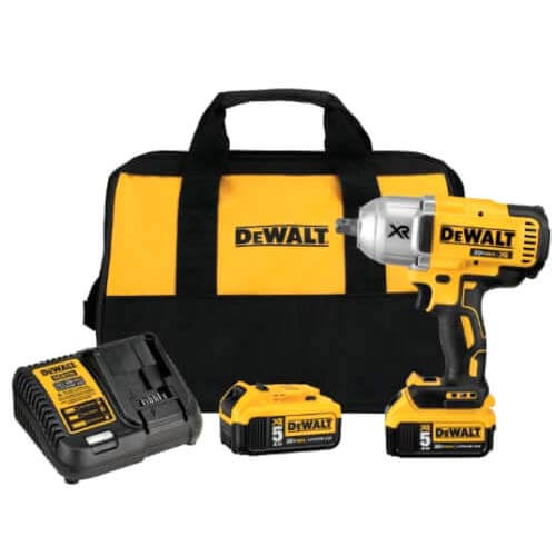 Main product image of 20V MAX XR Lithium-Ion Cordless 1/2" Impact Wrench Kit w/ Detent Anvil, 2 Batteries, Charger, and Bag