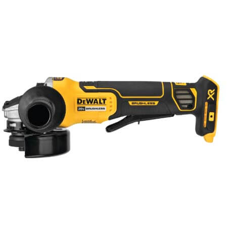 20V MAX XR Lithium-Ion Cordless Brushless 4-1/2" Paddle Switch Small Angle Grinder w/ Kickback Brake (Tool Only)