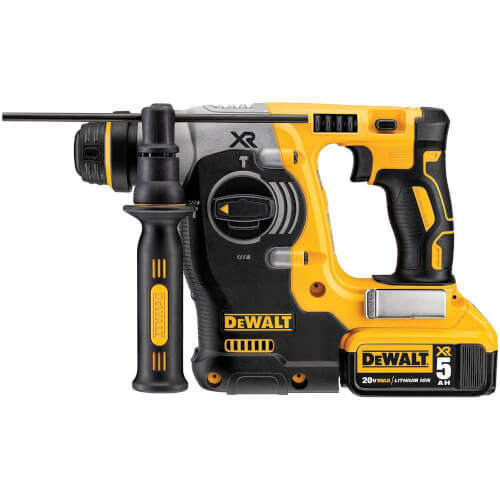 Main product image of 20V MAX XR 1" Cordless SDS Plus Brushless L-Shape Masonry Rotary Hammer w/ (2) Batteries