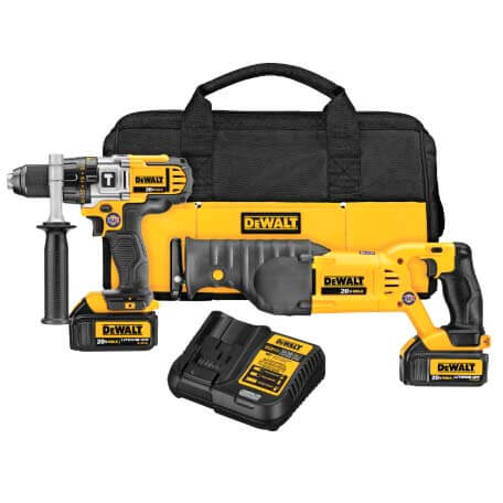 Main product image of 20V MAX Lithium-Ion Cordless Hammer Drill, Reciprocating Saw Combo Kit w/ 2 Batteries, Charger, and Bag