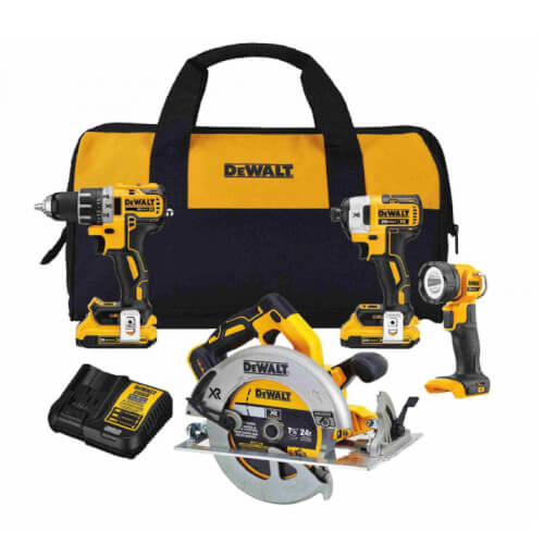 Main product image of 20V MAX XR Compact 4-Tool Combo Kit