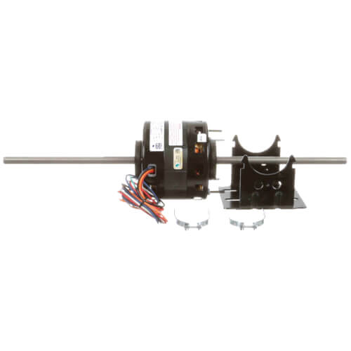Main product image of 5" 4-Speed Double Shaft Fan/Blower Motor (115V, 1550 RPM, 1/6, 1/10, 1/12, 1/15 HP)