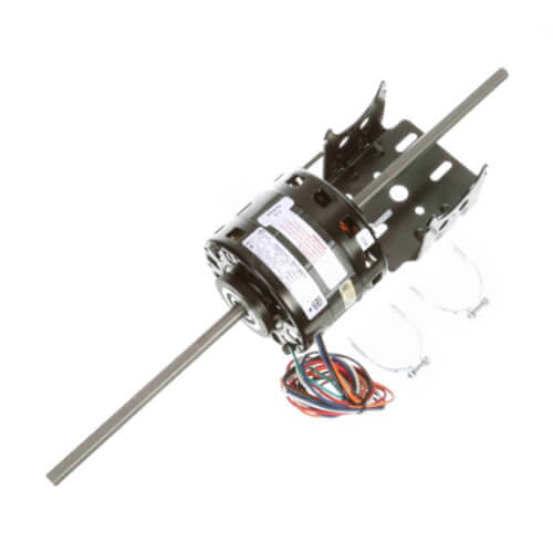 Main product image of 5" 4-Speed Double Shaft Fan/Blower Motor (115V, 1550 RPM, 1/6, 1/10, 1/12, 1/15 HP)