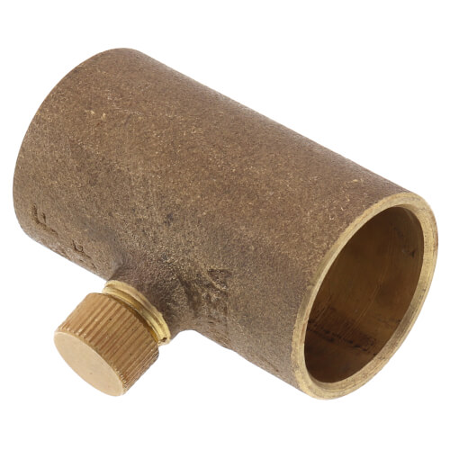 Main product image of 3/4" Cast Brass Straight Drain Coupling with Cap (Lead Free)