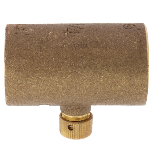 Main product image of 3/4" Cast Brass Straight Drain Coupling with Cap (Lead Free)
