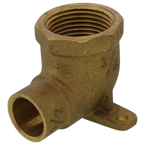 Main product image of 3/4" x 1/2" FxC Cast Brass 90-Degree Drop Ear Elbow (Lead Free)