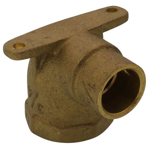 Main product image of 3/4" x 1/2" FxC Cast Brass 90-Degree Drop Ear Elbow (Lead Free)