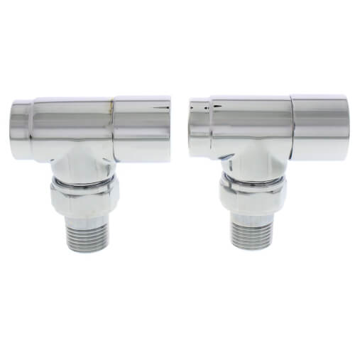 Decorative Angle Shut-Off Valve Set for All Models (Polished Chrome)