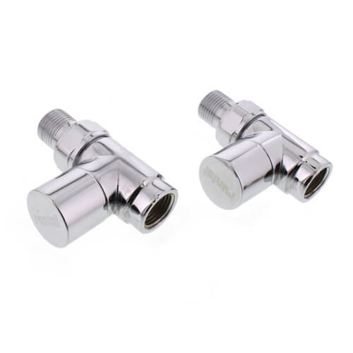Decorative Straight Shut-Off Valve Set for All Models (Polished Chrome)