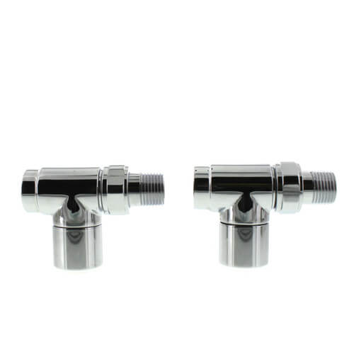 Decorative Straight Shut-Off Valve Set for All Models (Polished Chrome)