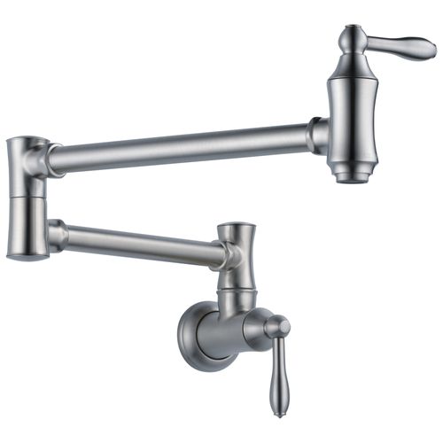 Main product image of Traditional Wall Mount Pot Filler (Arctic Stainless), 1177LF-AR