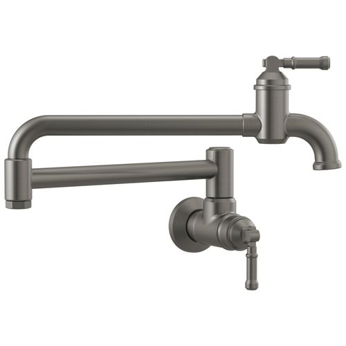 Main product image of Broderick Wall Mount Pot Filler (Black Stainless), 1190LFL-KS