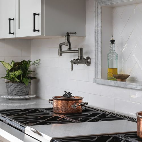 Main product image of Broderick Wall Mount Pot Filler (Black Stainless), 1190LFL-KS