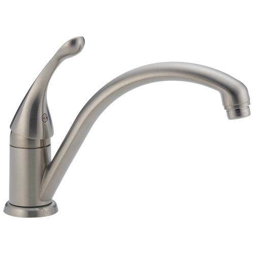 Main product image of Collins Single Handle Kitchen Faucet (Stainless), 141-SS-DST
